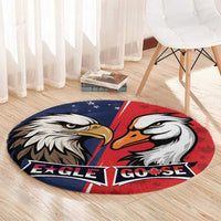 Canada Goose x USA Band Eagle Faced Off Round Carpet