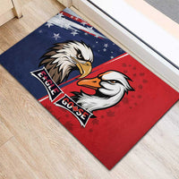 Canada Goose x USA Band Eagle Faced Off Rubber Doormat