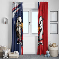 Canada Goose x USA Band Eagle Faced Off Window Curtain