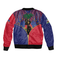 Haiti Heritage Month Bomber Jacket Zipper Stylized