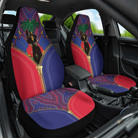 Haiti Heritage Month Car Seat Cover Zipper Stylized