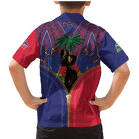 Haiti Heritage Month Family Matching Mermaid Dress and Hawaiian Shirt Zipper Stylized