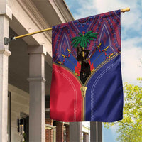Haiti Heritage Month Garden Flag Zipper Stylized
