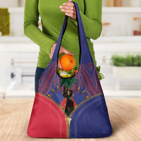 Haiti Heritage Month Grocery Bag Zipper Stylized