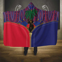 Haiti Heritage Month Hooded Blanket Zipper Stylized
