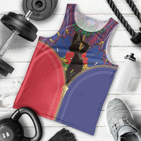 Haiti Heritage Month Men Tank Top Zipper Stylized