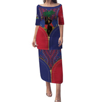 Haiti Heritage Month Puletasi Zipper Stylized