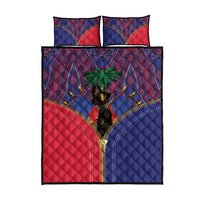 Haiti Heritage Month Quilt Bed Set Zipper Stylized