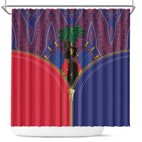 Haiti Heritage Month Shower Curtain Zipper Stylized