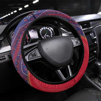 Haiti Heritage Month Steering Wheel Cover Zipper Stylized