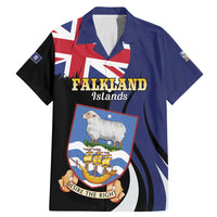 Personalised Falkland Islands Family Matching Mermaid Dress and Hawaiian Shirt Desire the Right