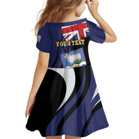 Personalised Falkland Islands Family Matching Off Shoulder Maxi Dress and Hawaiian Shirt Desire the Right