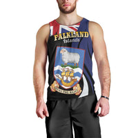 Personalised Falkland Islands Men Tank Top Desire the Right