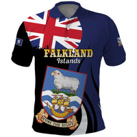Personalised Falkland Islands Polo Shirt Desire the Right