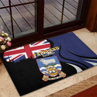 Falkland Islands Rubber Doormat Desire the Right