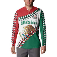 Custom Baseball Mexico Button Sweatshirt Come On Mexican Team