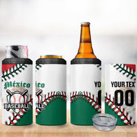 Custom Baseball Mexico 4 in 1 Can Cooler Tumbler Come On Mexican Team