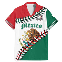 Custom Baseball Mexico Family Matching Mermaid Dress and Hawaiian Shirt Come On Mexican Team
