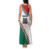 Custom Baseball Mexico Family Matching Tank Maxi Dress and Hawaiian Shirt Come On Mexican Team