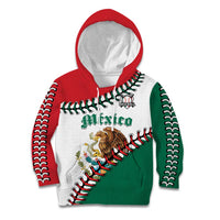 Custom Baseball Mexico Kid Hoodie Come On Mexican Team