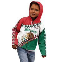 Custom Baseball Mexico Kid Hoodie Come On Mexican Team