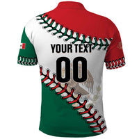 Custom Baseball Mexico Polo Shirt Come On Mexican Team