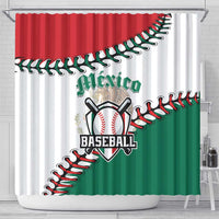 Baseball Mexico Shower Curtain Come On Mexican Team