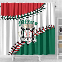 Baseball Mexico Shower Curtain Come On Mexican Team