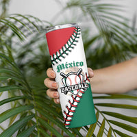 Custom Baseball Mexico Skinny Tumbler Come On Mexican Team