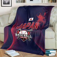 Baseball Japan Blanket Japan Samurai Go Champions