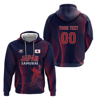 Custom Baseball Japan Hoodie Japan Samurai Go Champions