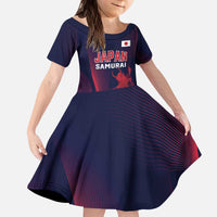 Custom Baseball Japan Kid Short Sleeve Dress Japan Samurai Go Champions