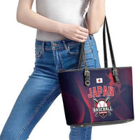 Baseball Japan Leather Tote Bag Japan Samurai Go Champions