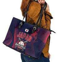 Baseball Japan Leather Tote Bag Japan Samurai Go Champions