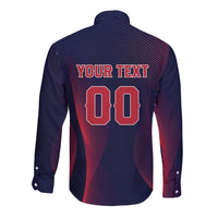 Custom Baseball Japan Long Sleeve Button Shirt Japan Samurai Go Champions