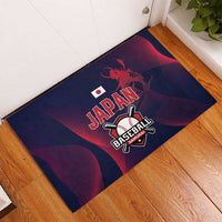 Baseball Japan Rubber Doormat Japan Samurai Go Champions