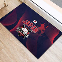 Baseball Japan Rubber Doormat Japan Samurai Go Champions