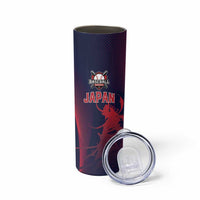 Custom Baseball Japan Skinny Tumbler Japan Samurai Go Champions