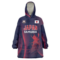 Custom Baseball Japan Wearable Blanket Hoodie Japan Samurai Go Champions