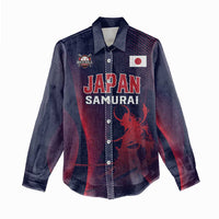 Custom Baseball Japan Women Casual Shirt Japan Samurai Go Champions