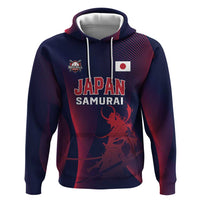Custom Baseball Japan Zip Hoodie Japan Samurai Go Champions