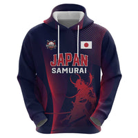 Custom Baseball Japan Zip Hoodie Japan Samurai Go Champions