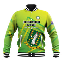 Custom British Virgin Islands Football Baseball Jacket Come On The Nature Boys