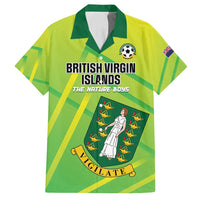 Custom British Virgin Islands Football Family Matching Long Sleeve Bodycon Dress and Hawaiian Shirt Come On The Nature Boys