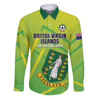 Custom British Virgin Islands Football Family Matching Puletasi and Hawaiian Shirt Come On The Nature Boys