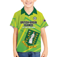 Custom British Virgin Islands Football Family Matching Puletasi and Hawaiian Shirt Come On The Nature Boys