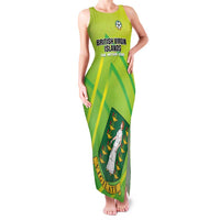 Custom British Virgin Islands Football Family Matching Tank Maxi Dress and Hawaiian Shirt Come On The Nature Boys
