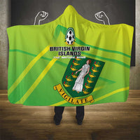 British Virgin Islands Football Hooded Blanket Come On The Nature Boys