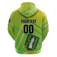 Custom British Virgin Islands Football Hoodie Come On The Nature Boys