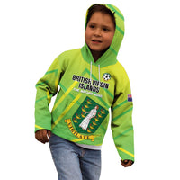 Custom British Virgin Islands Football Kid Hoodie Come On The Nature Boys